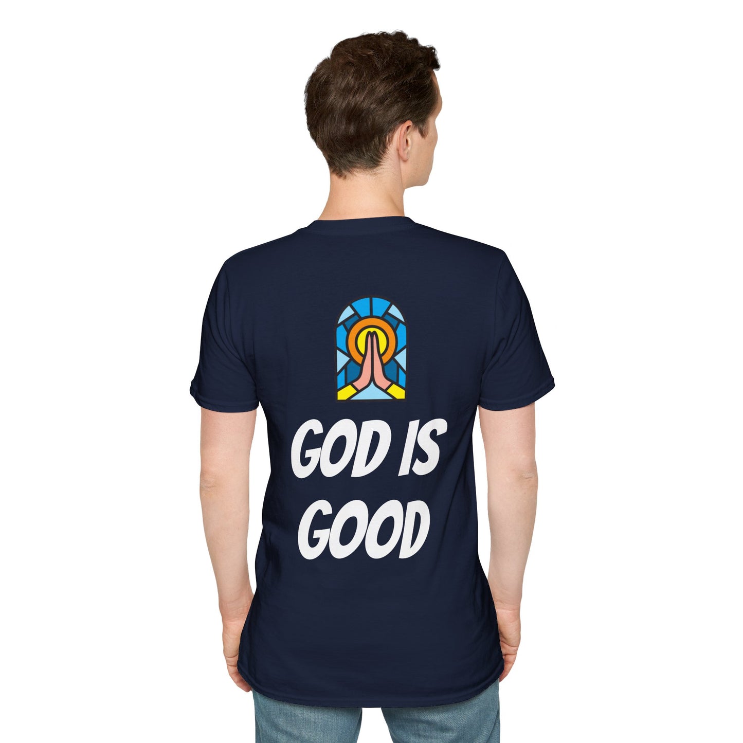 Unisex Softstyle T-Shirt - Black Writing - GOOD MORNING JESUS