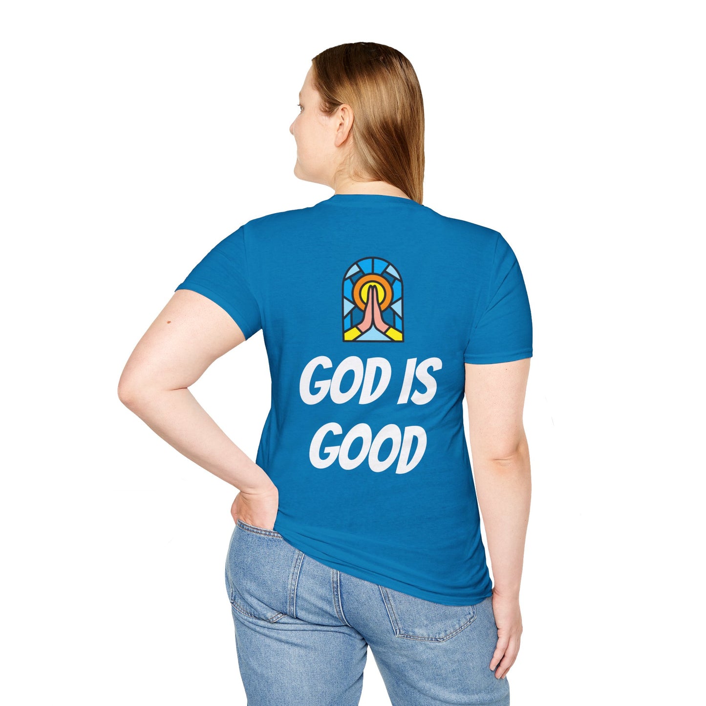 Unisex Softstyle T-Shirt - Black Writing - GOOD MORNING JESUS
