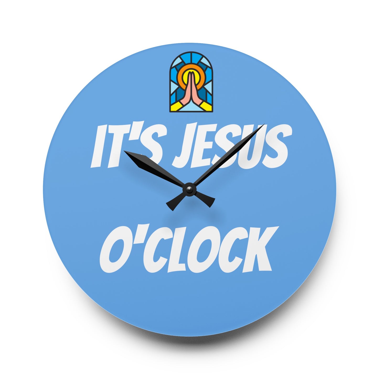 Acrylic Wall Clock - BABY BLUE