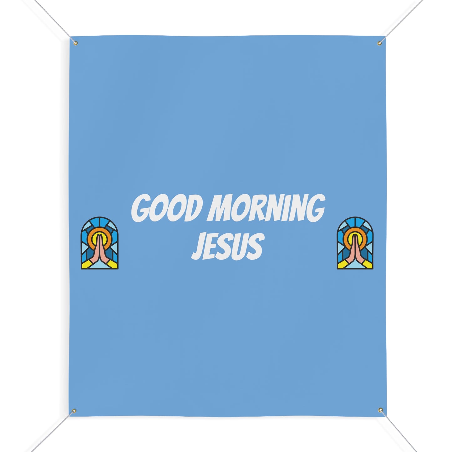Matte Banner - BABY BLUE