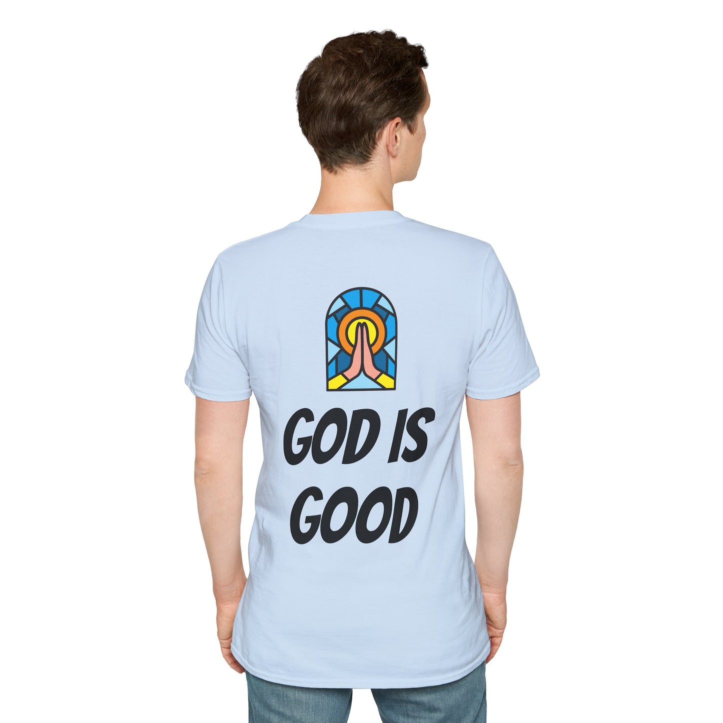 Unisex Softstyle T-Shirt - Black Writing - GOOD MORNING JESUS