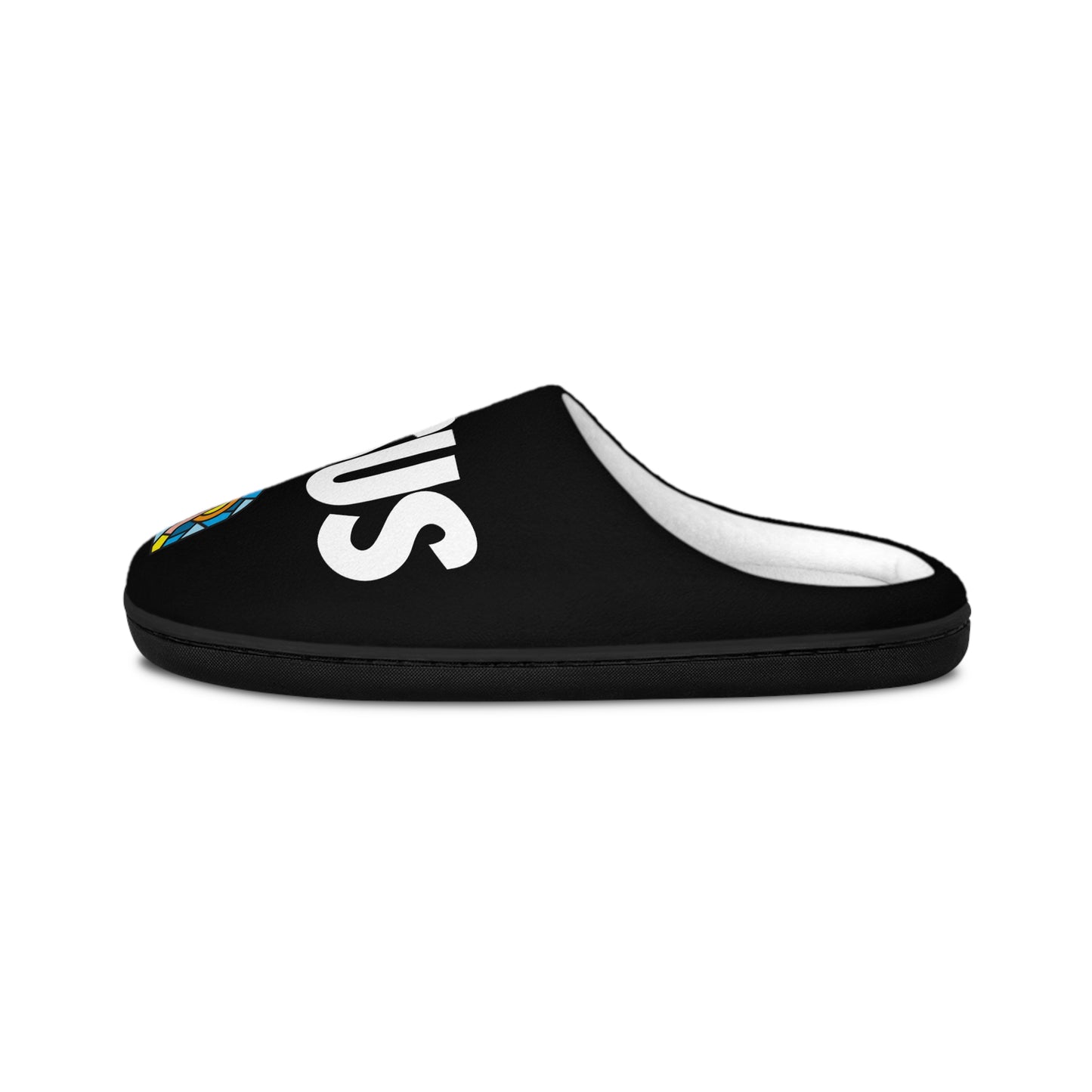 Men's Indoor Slippers - GOOD MORNING JESUS - BLACK