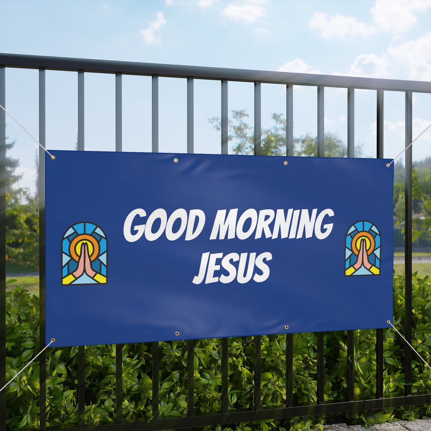 Matte Banner - DARK BLUE