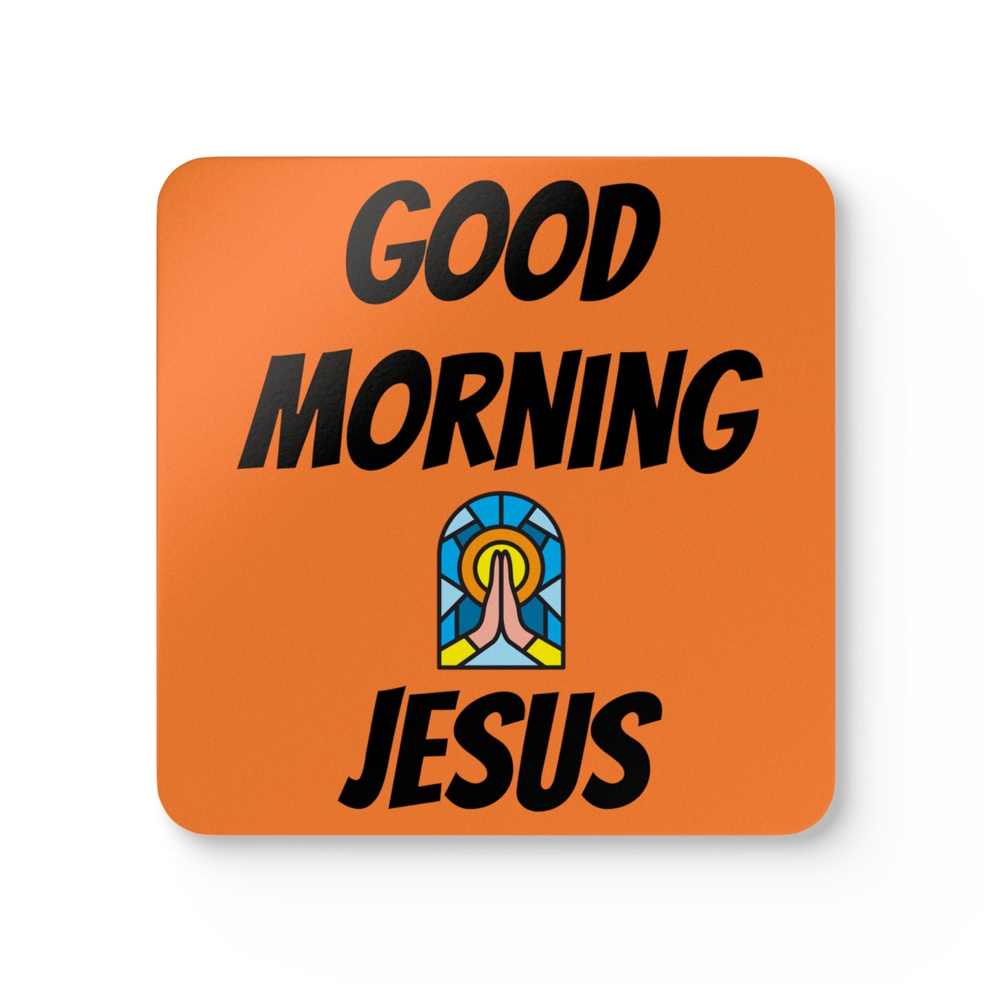 Corkwood Coaster Set - ORANGE