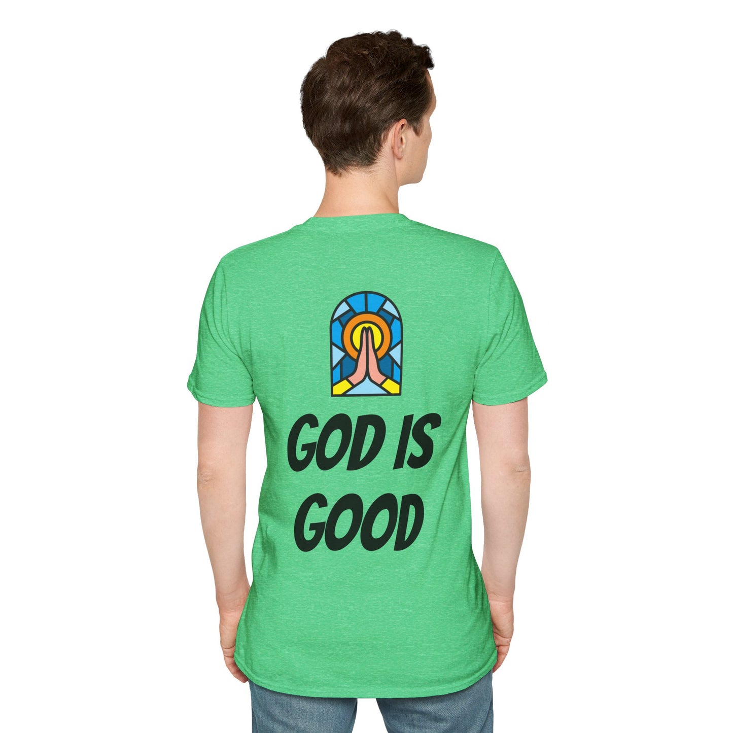 Unisex Softstyle T-Shirt - Black Writing - GOOD MORNING JESUS