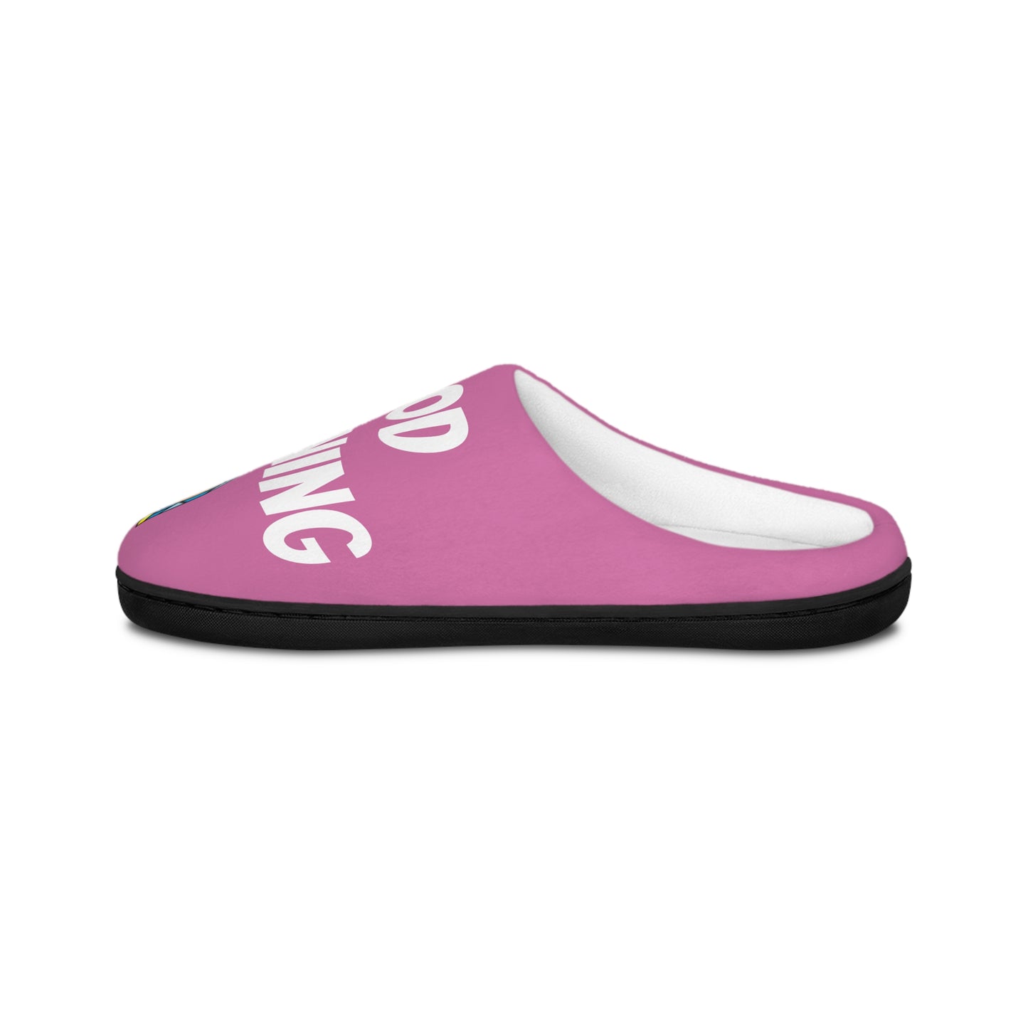 Men's Indoor Slippers - GOOD MORNING JESUS - PINK