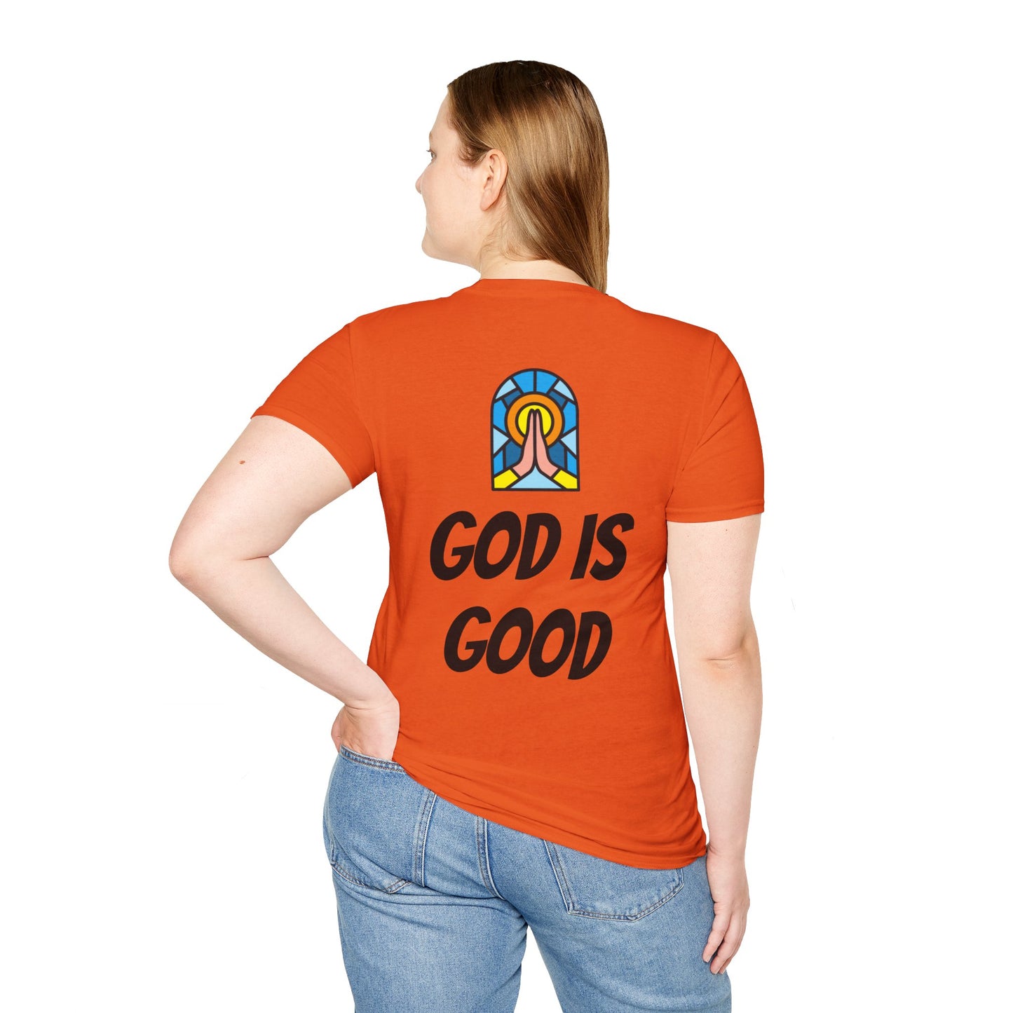 Unisex Softstyle T-Shirt - Black Writing - GOOD MORNING JESUS