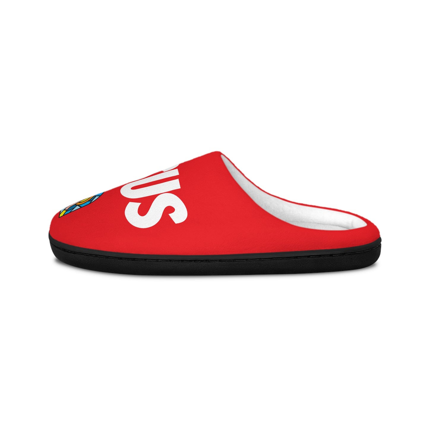Men's Indoor Slippers - GOOD MORNING JESUS - RED