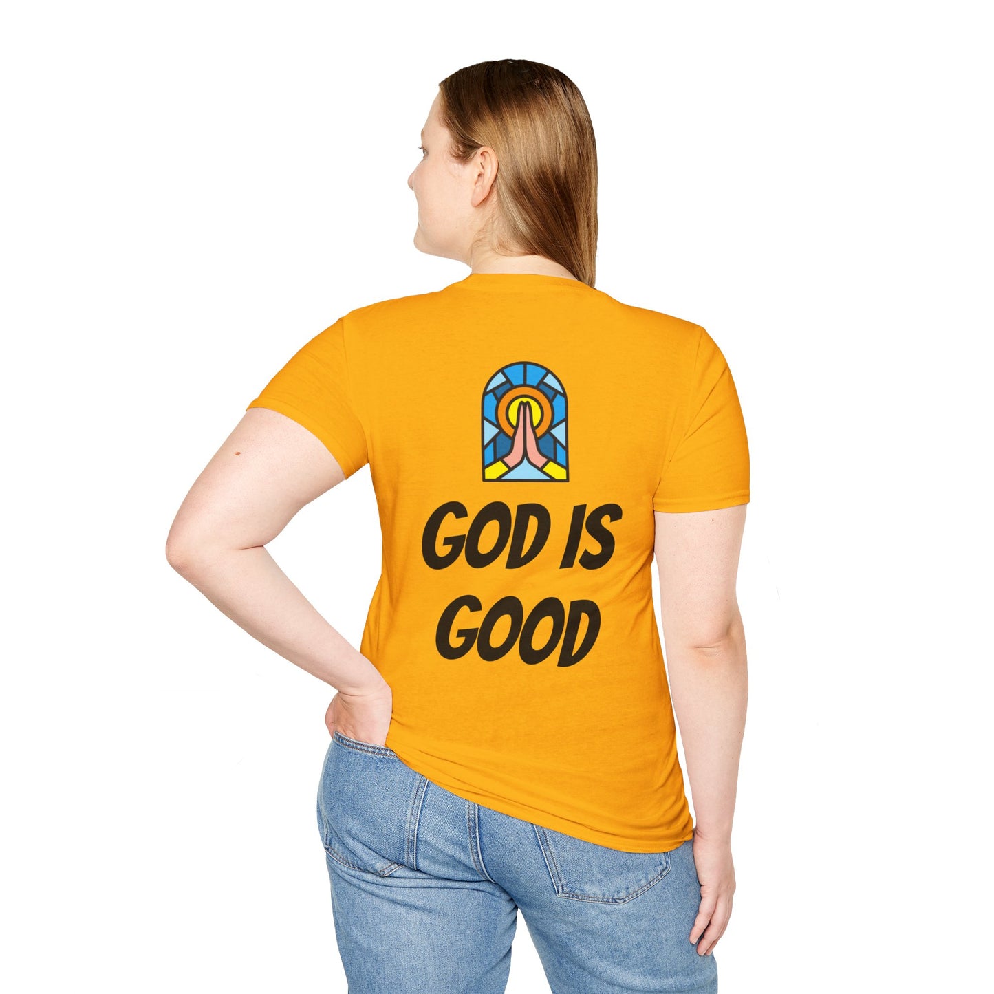 Unisex Softstyle T-Shirt - Black Writing - GOOD MORNING JESUS