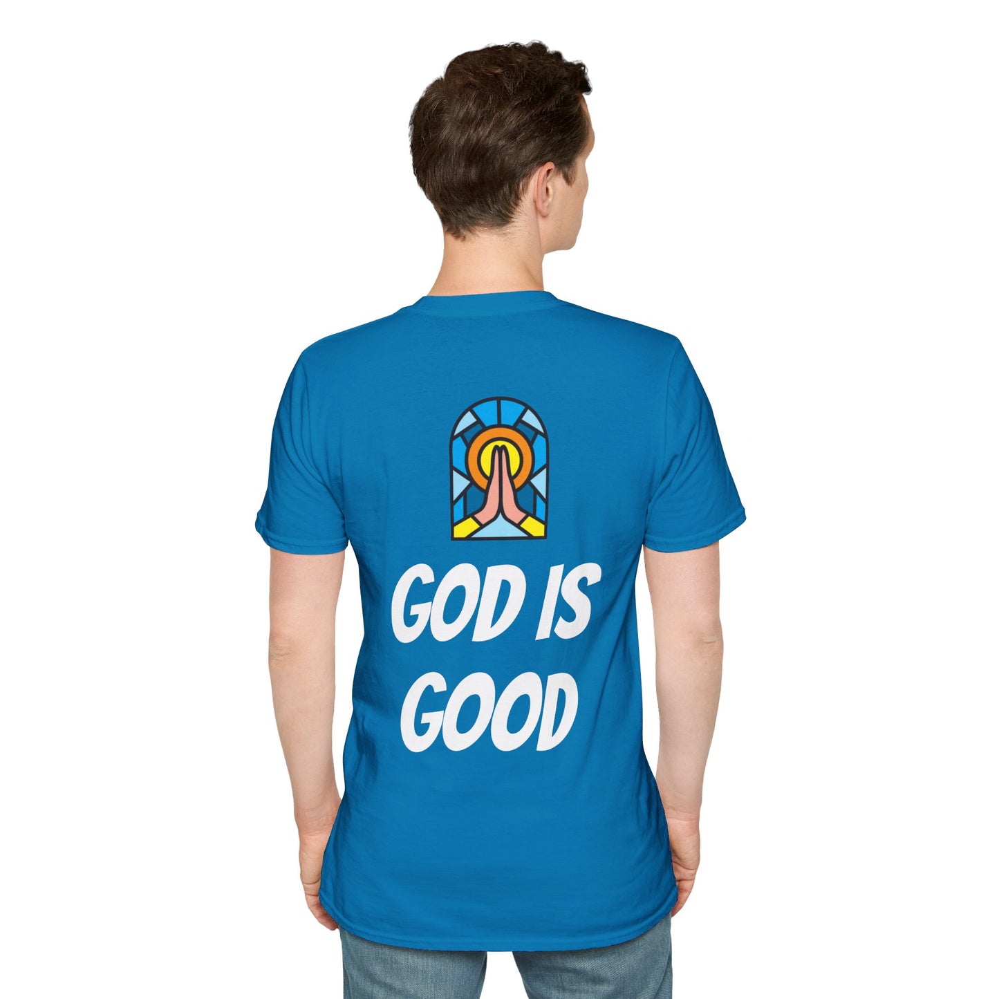 Unisex Softstyle T-Shirt - Black Writing - GOOD MORNING JESUS