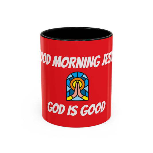 Accent Coffee Mug (11, 15oz) - RED