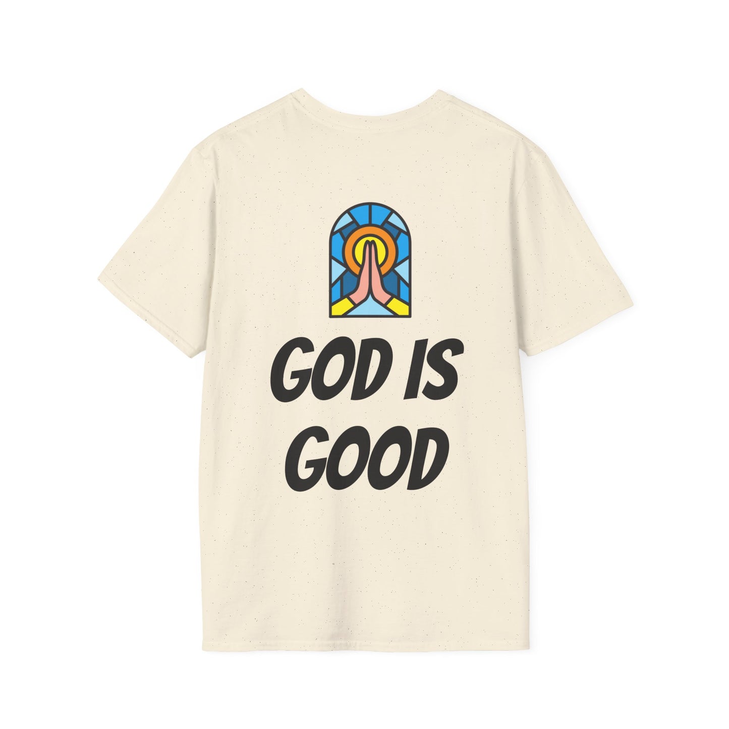 Unisex Softstyle T-Shirt - Black Writing - GOOD MORNING JESUS