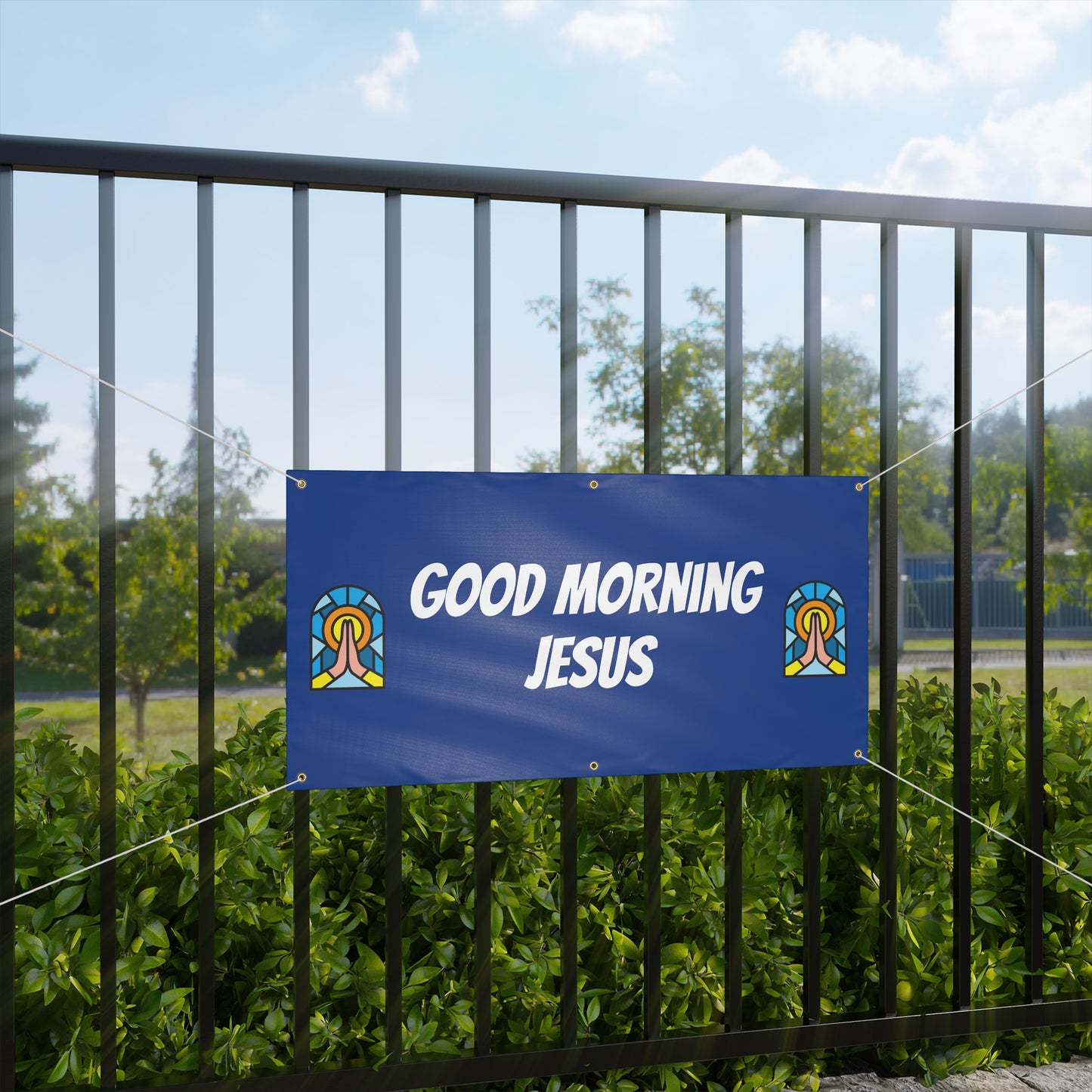 Matte Banner - DARK BLUE