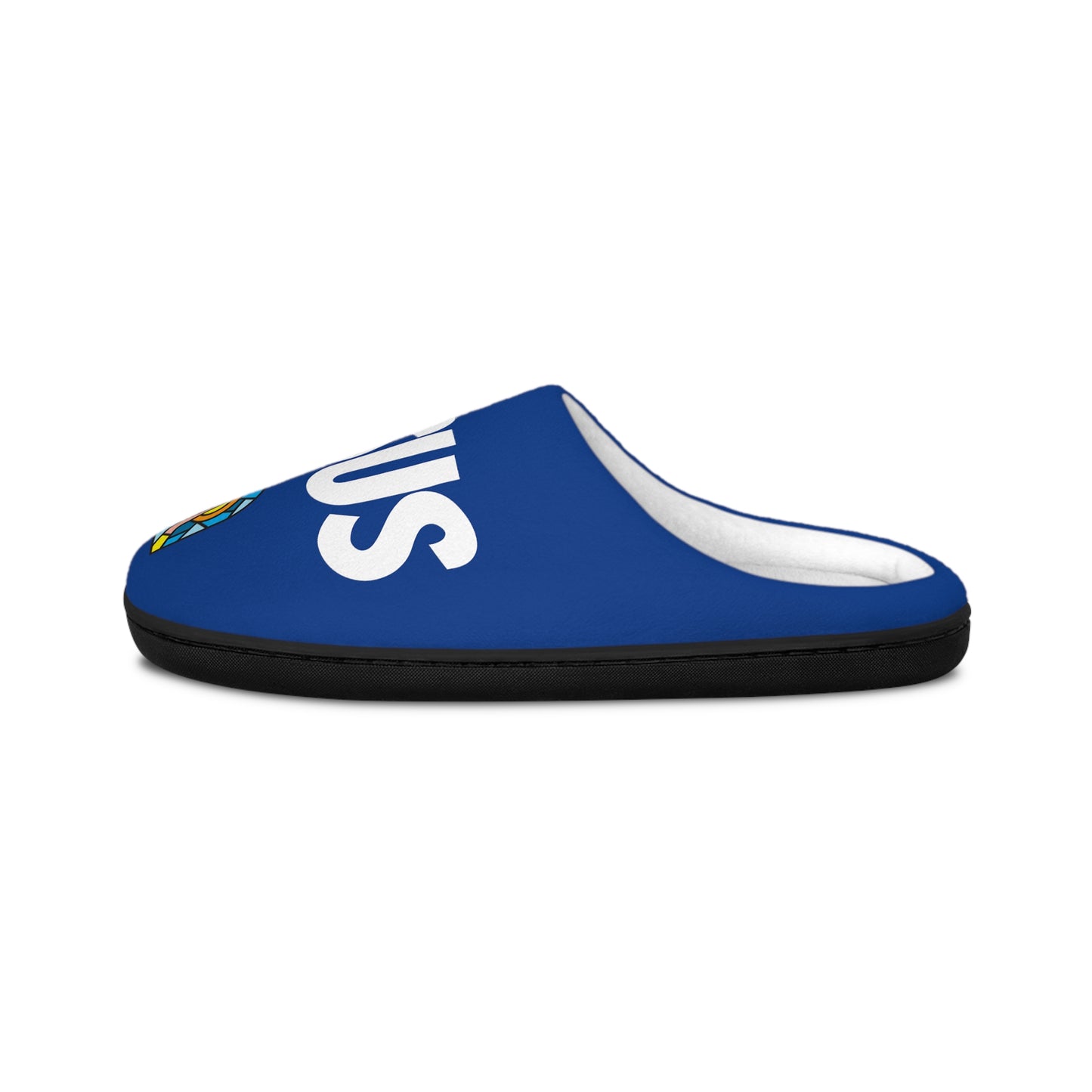 Men's Indoor Slippers - GOOD MORNING JESUS - DARK BLUE