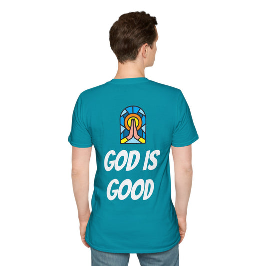 Unisex Softstyle T-Shirt - Black Writing - GOOD MORNING JESUS