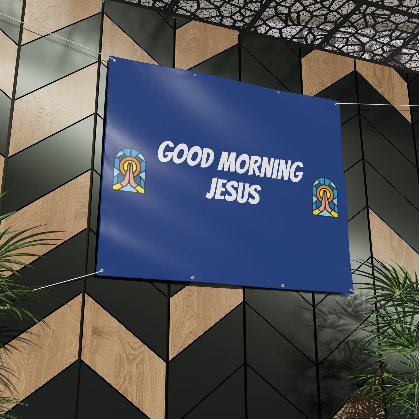 Matte Banner - DARK BLUE
