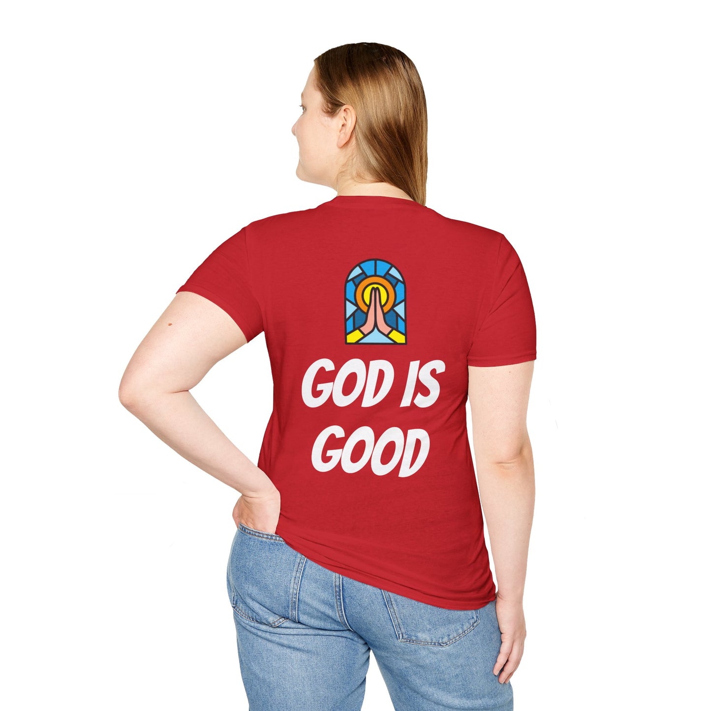 Unisex Softstyle T-Shirt - Black Writing - GOOD MORNING JESUS