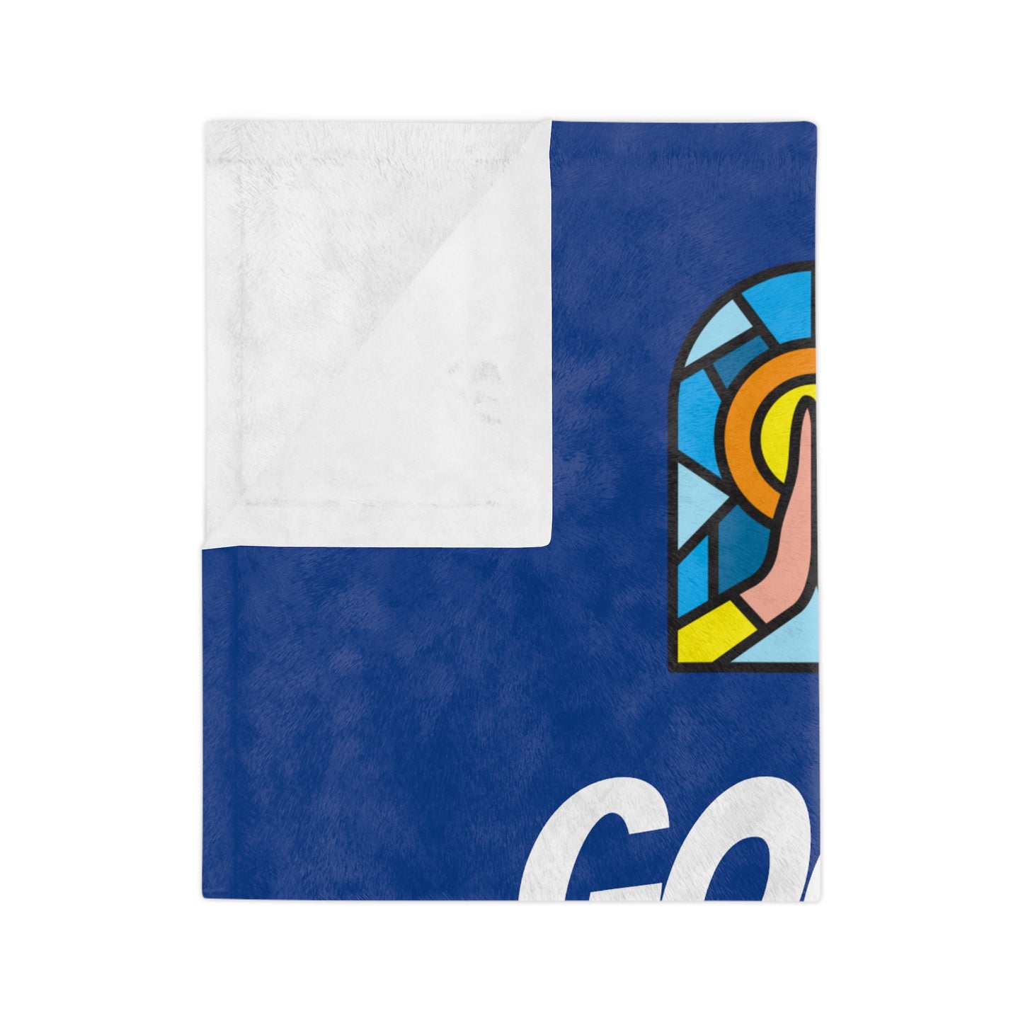 Velveteen Microfiber Blanket - DARK BLUE