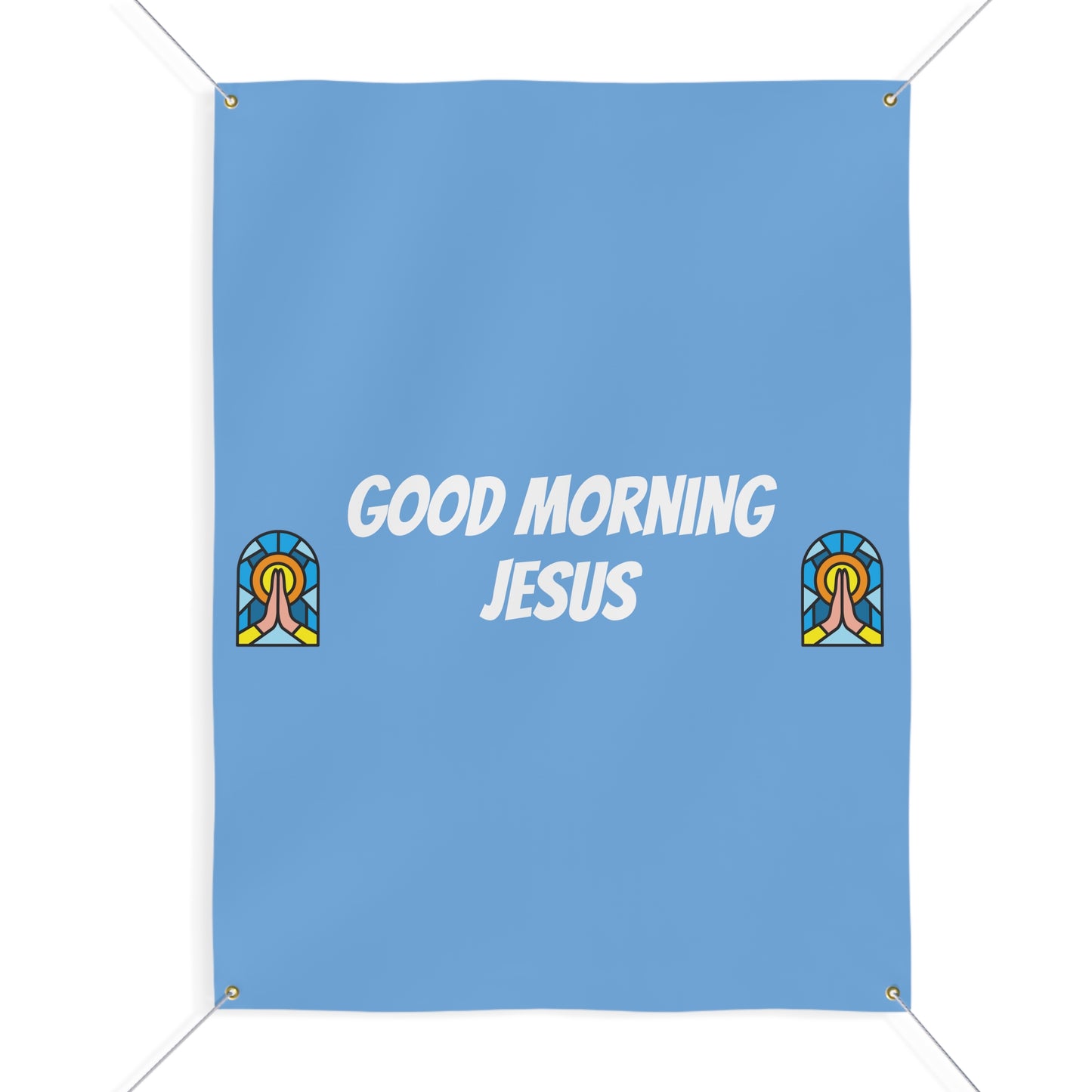 Matte Banner - BABY BLUE