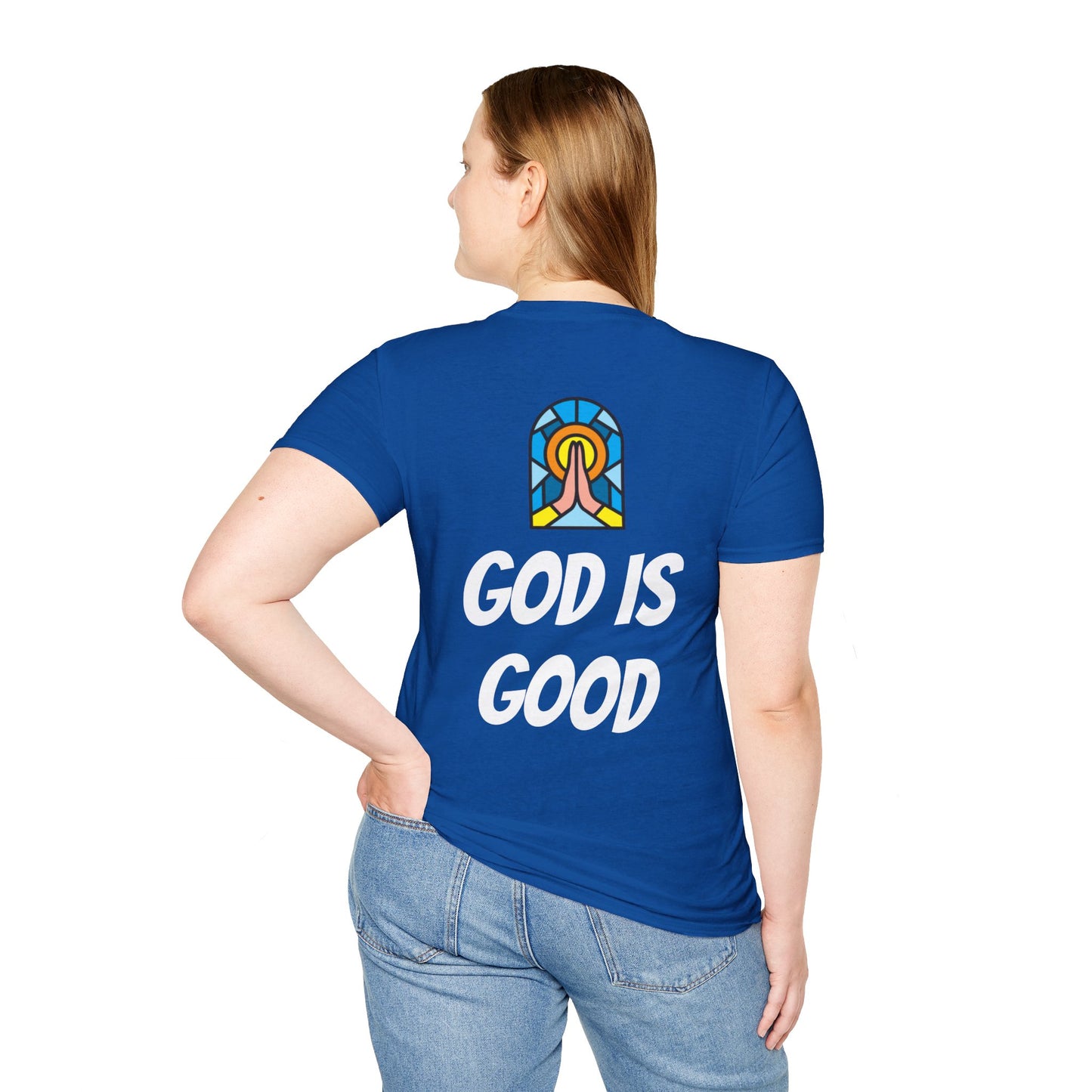 Unisex Softstyle T-Shirt - Black Writing - GOOD MORNING JESUS