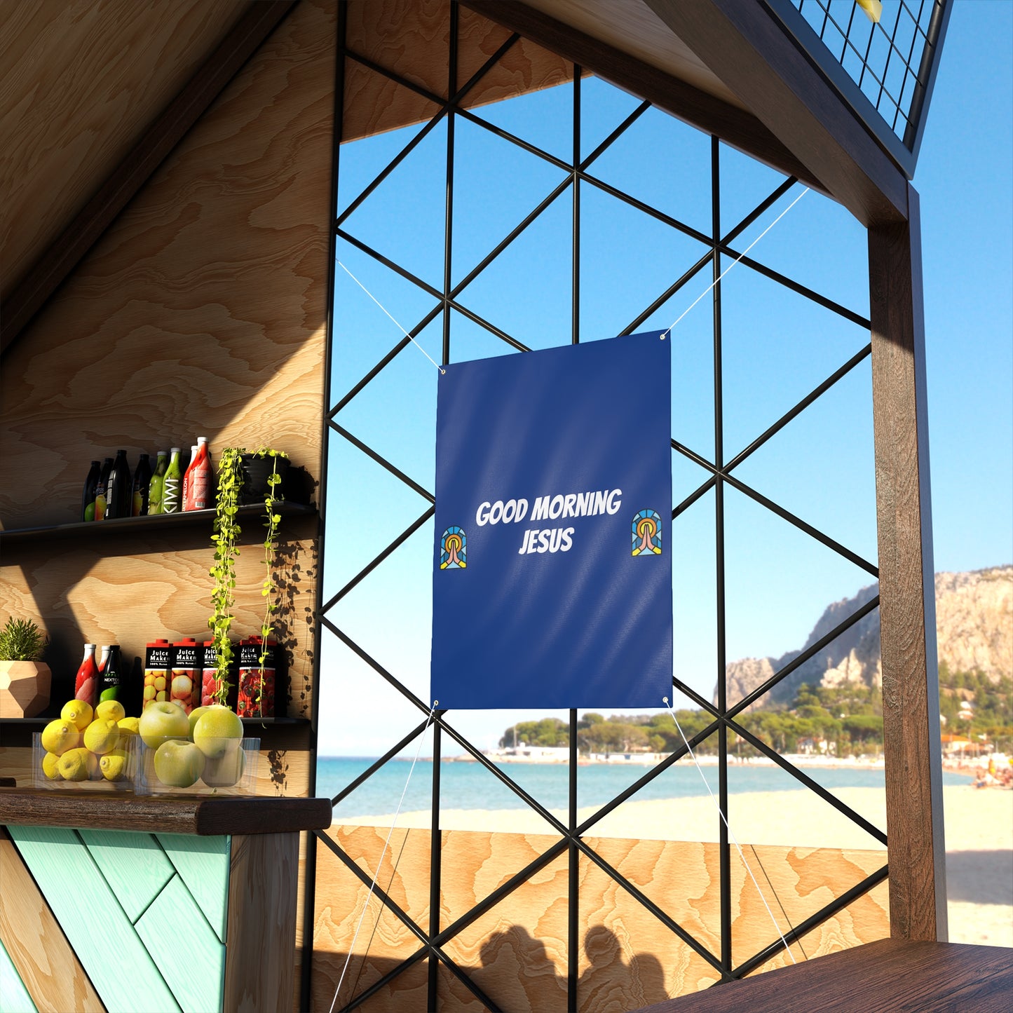 Matte Banner - DARK BLUE