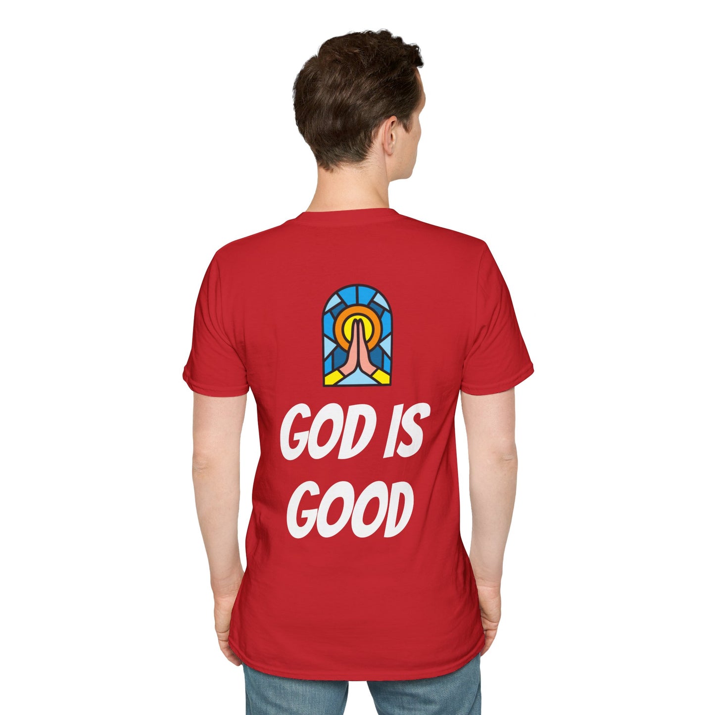 Unisex Softstyle T-Shirt - Black Writing - GOOD MORNING JESUS