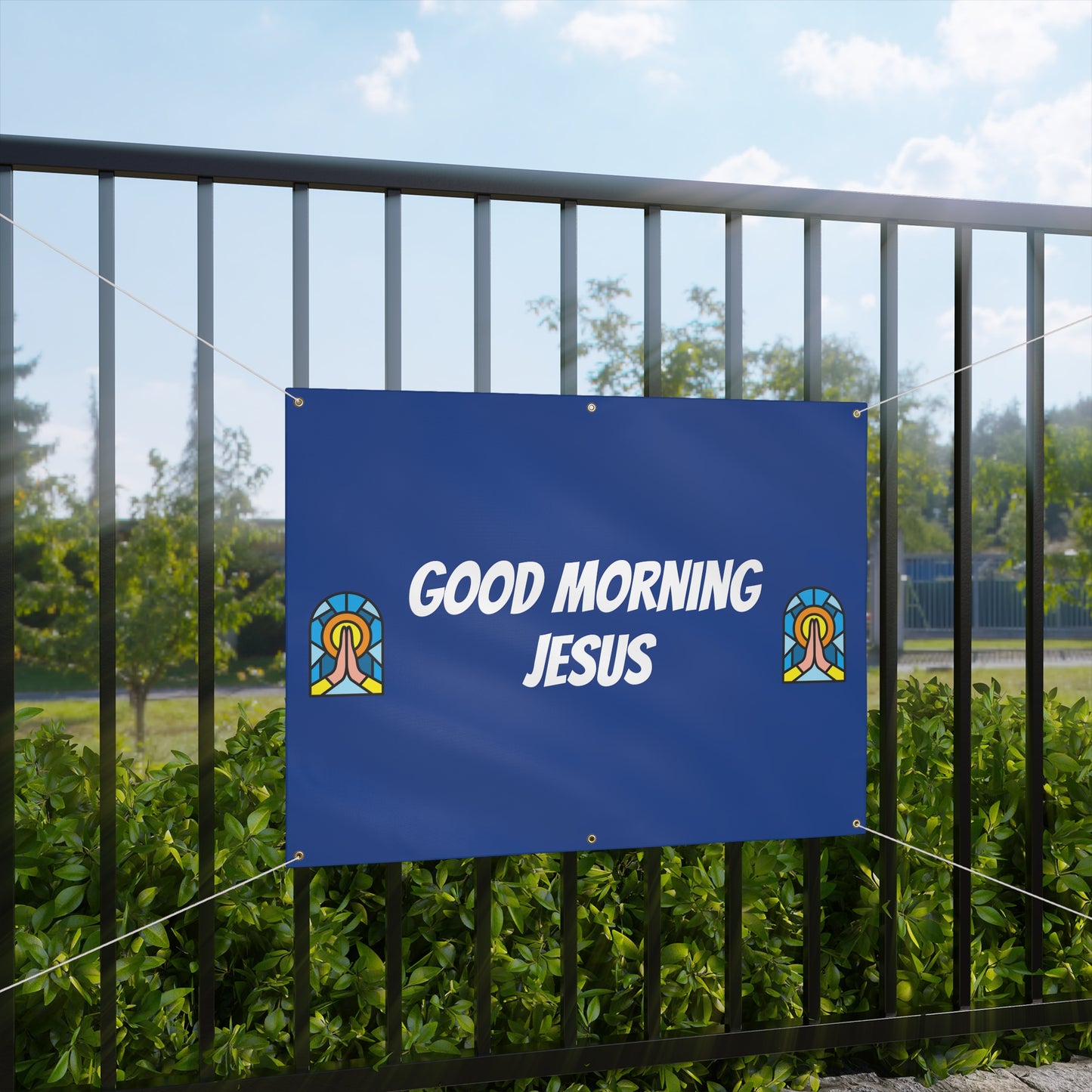 Matte Banner - DARK BLUE