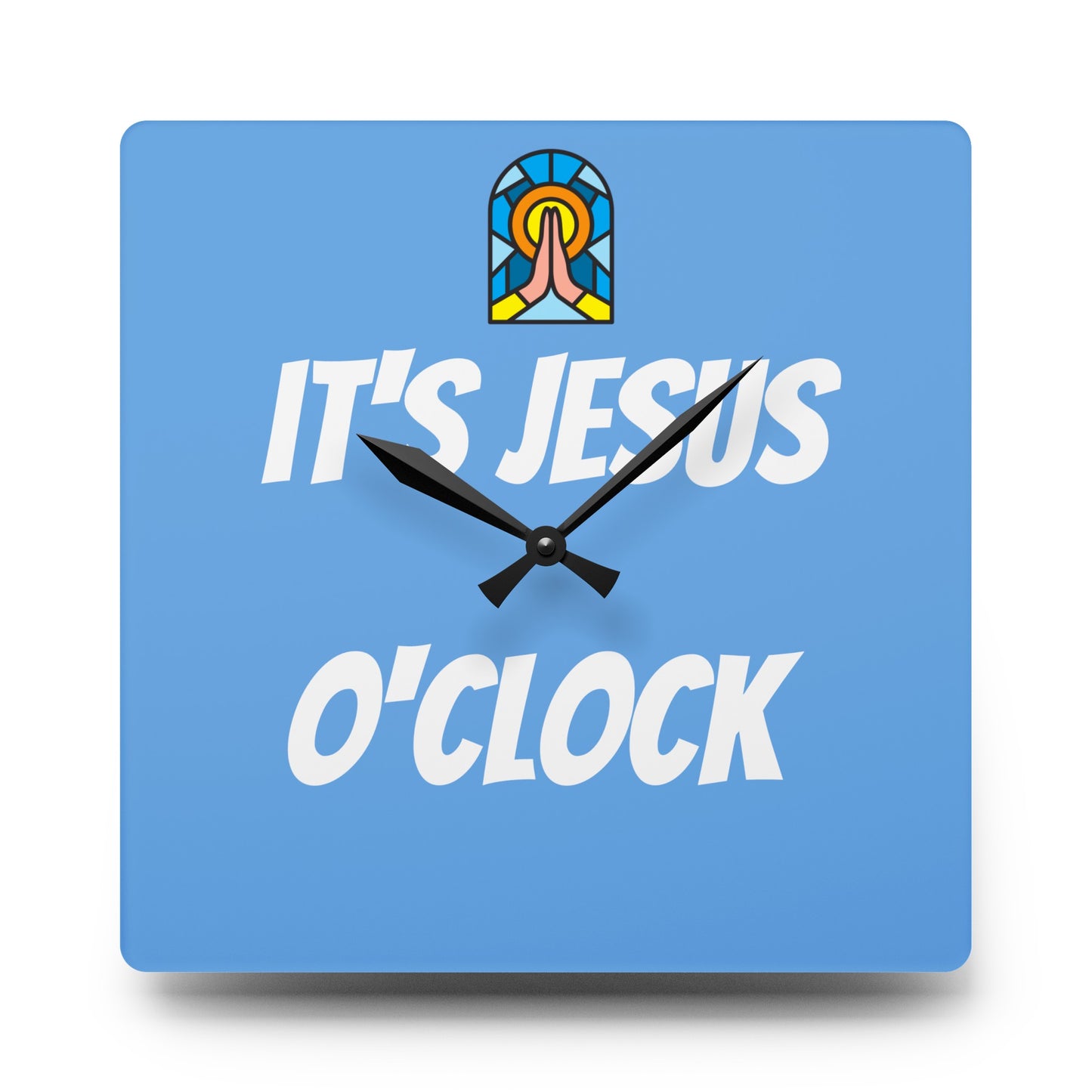 Acrylic Wall Clock - BABY BLUE