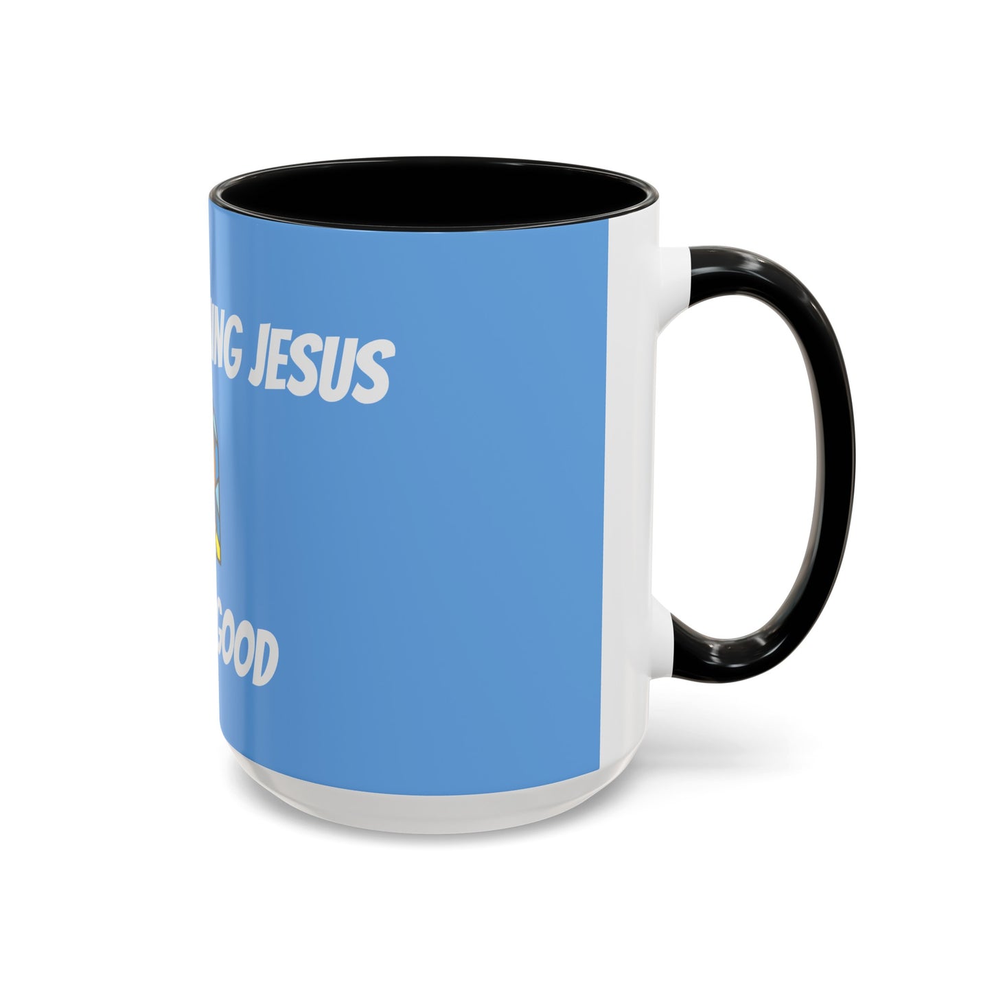 Accent Coffee Mug (11, 15oz) - BABY BLUE