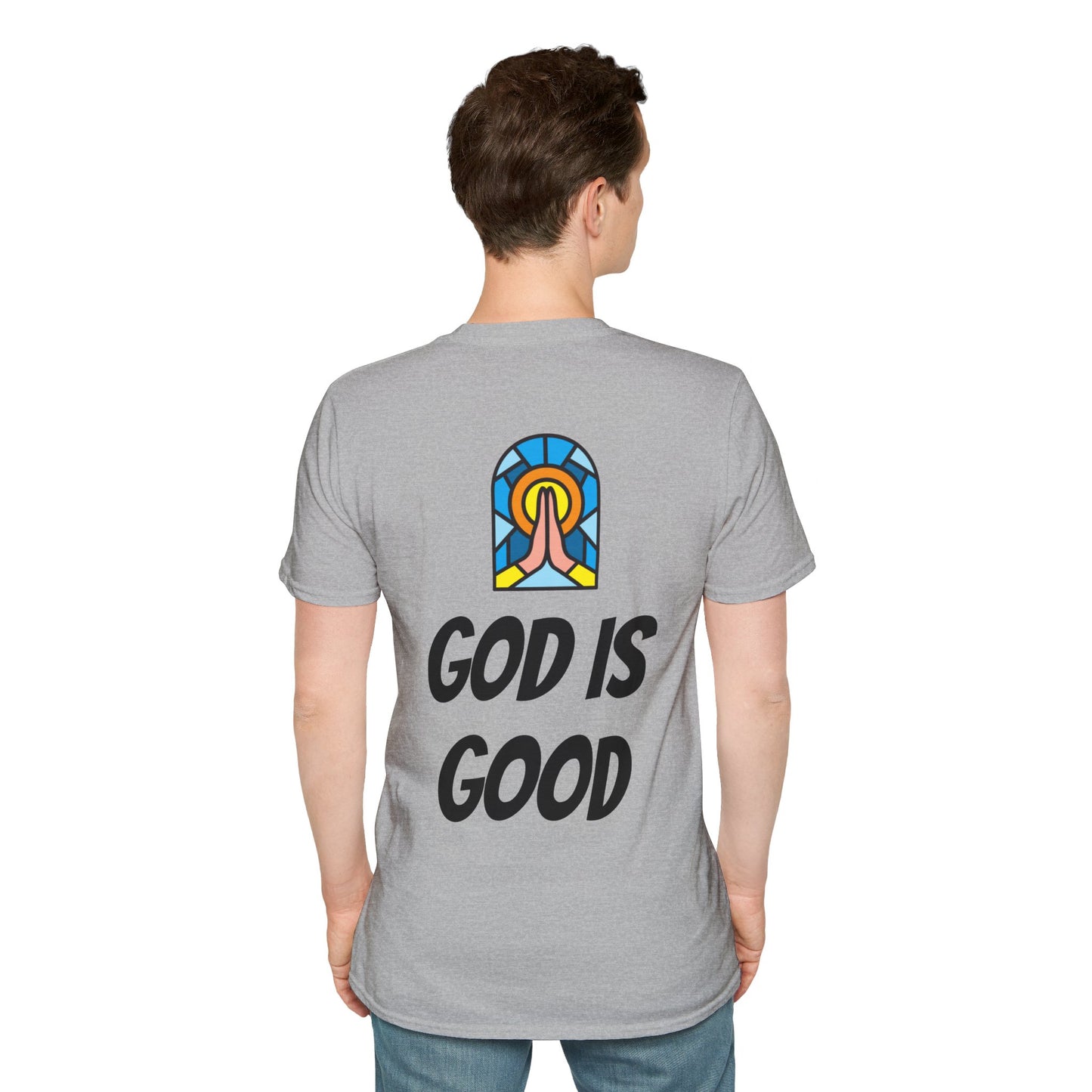 Unisex Softstyle T-Shirt - Black Writing - GOOD MORNING JESUS