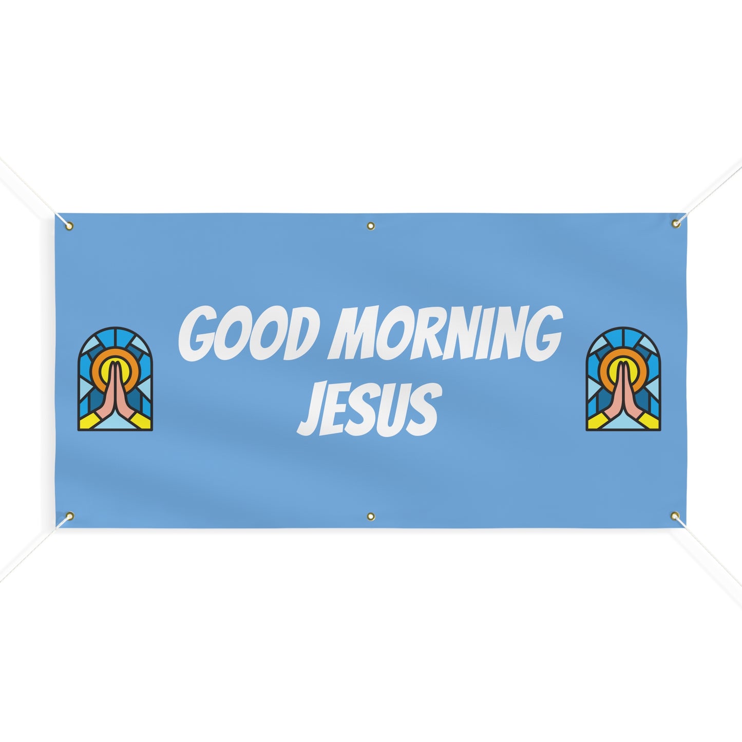 Matte Banner - BABY BLUE