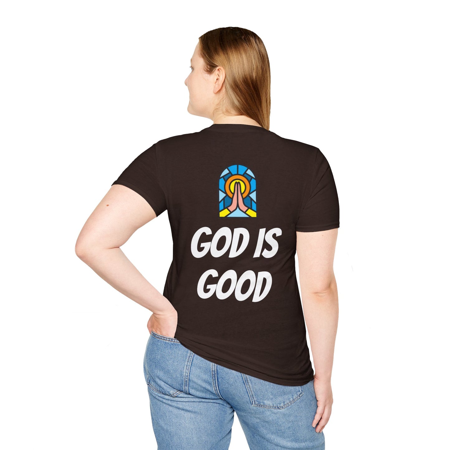 Unisex Softstyle T-Shirt - Black Writing - GOOD MORNING JESUS