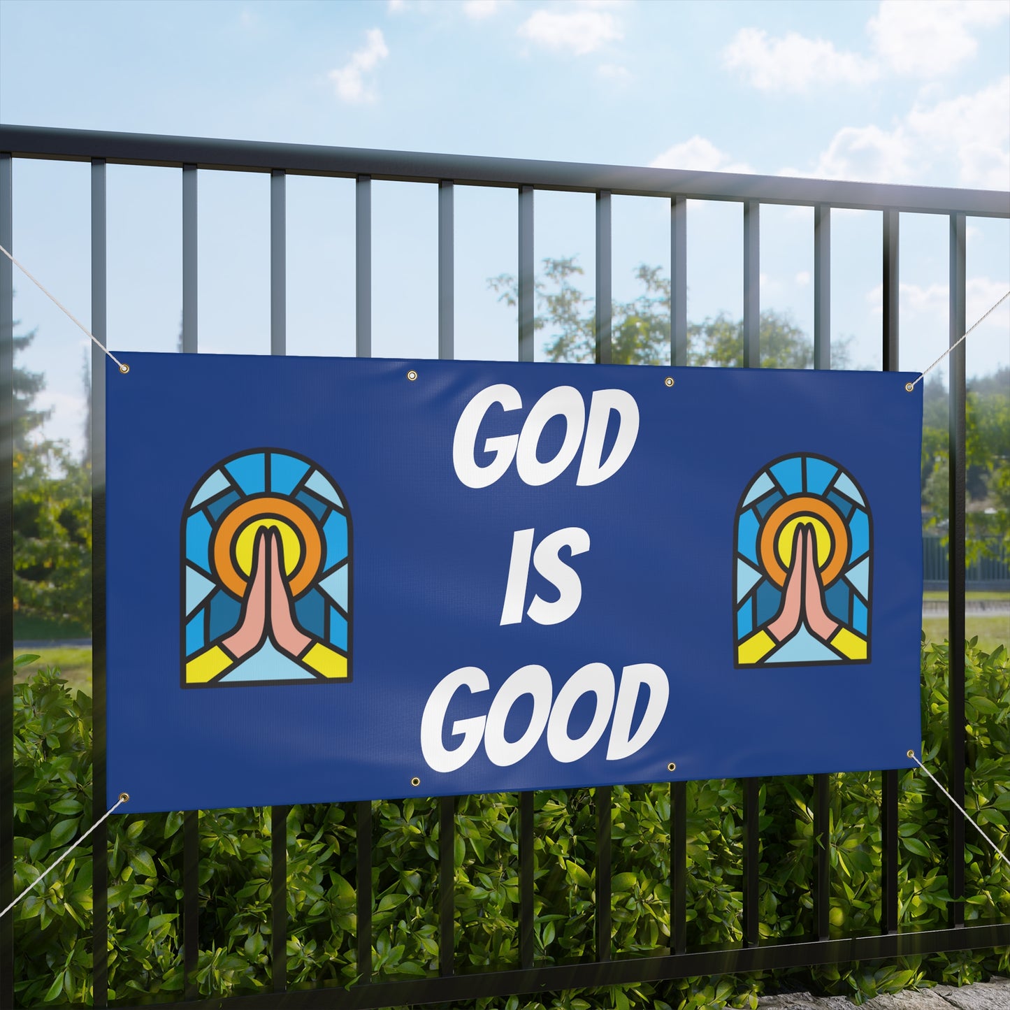 Matte Banner - DARK BLUE