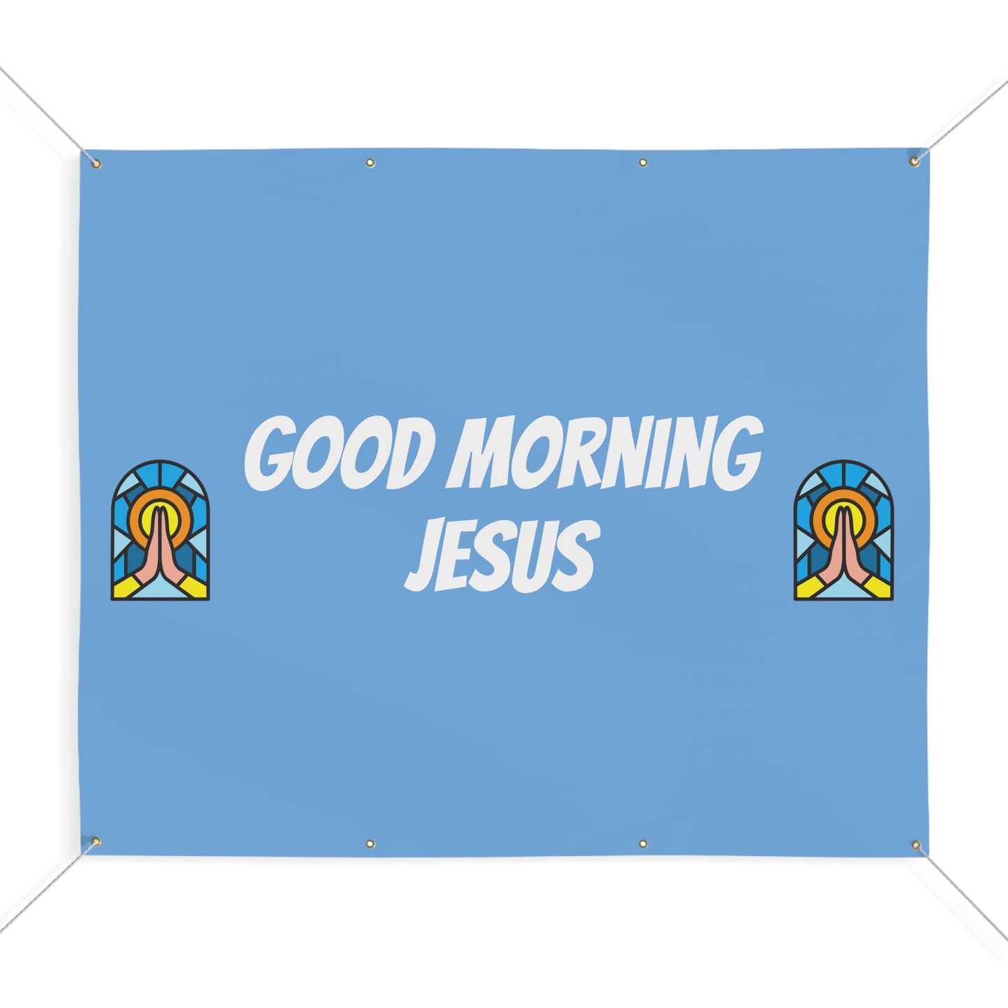 Matte Banner - BABY BLUE