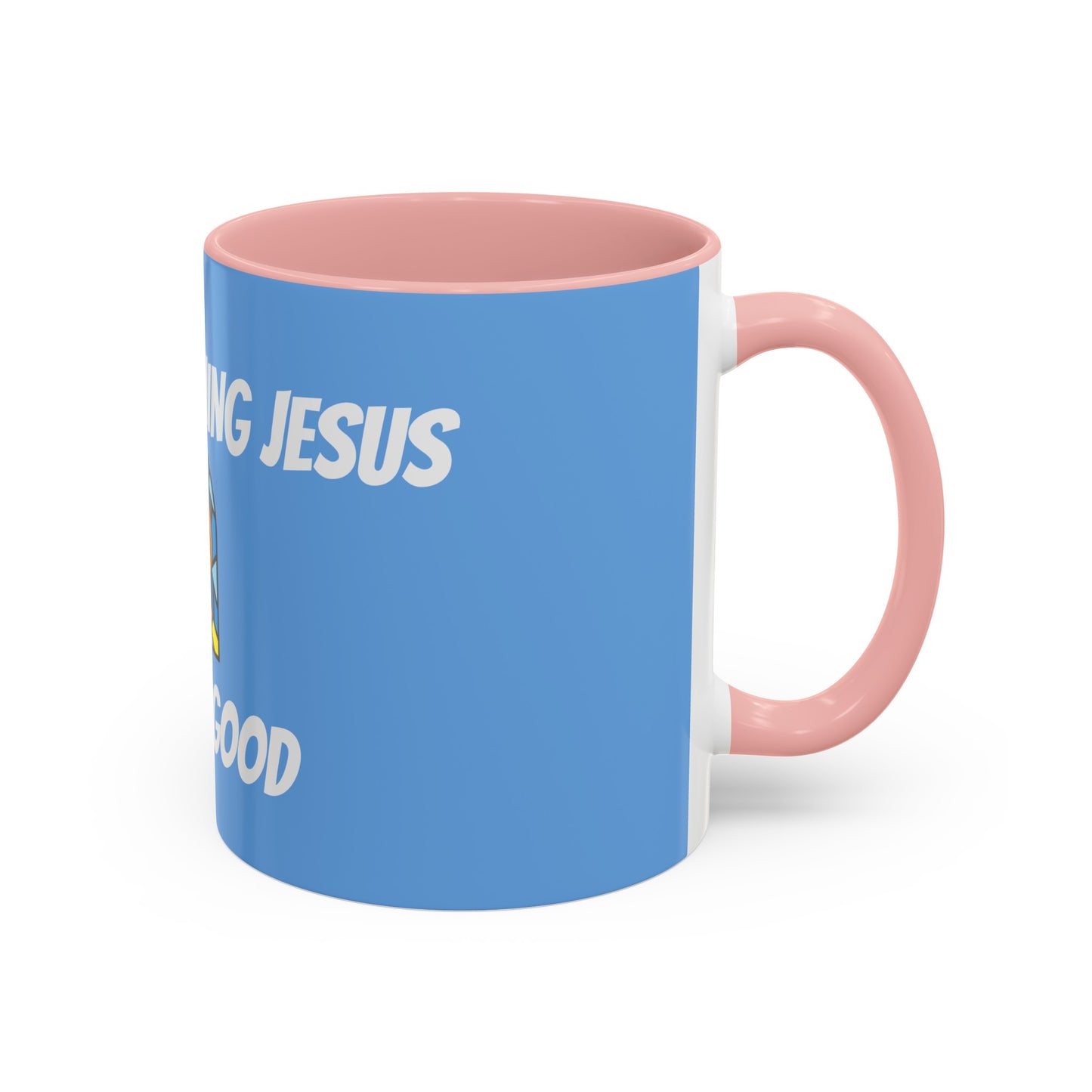 Accent Coffee Mug (11, 15oz) - BABY BLUE