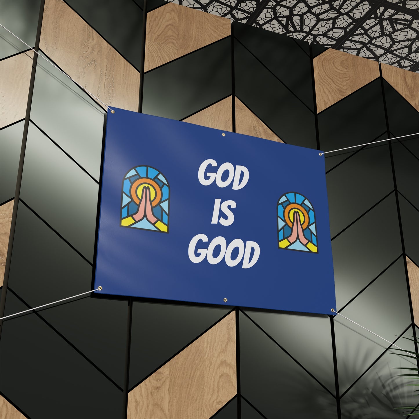 Matte Banner - DARK BLUE