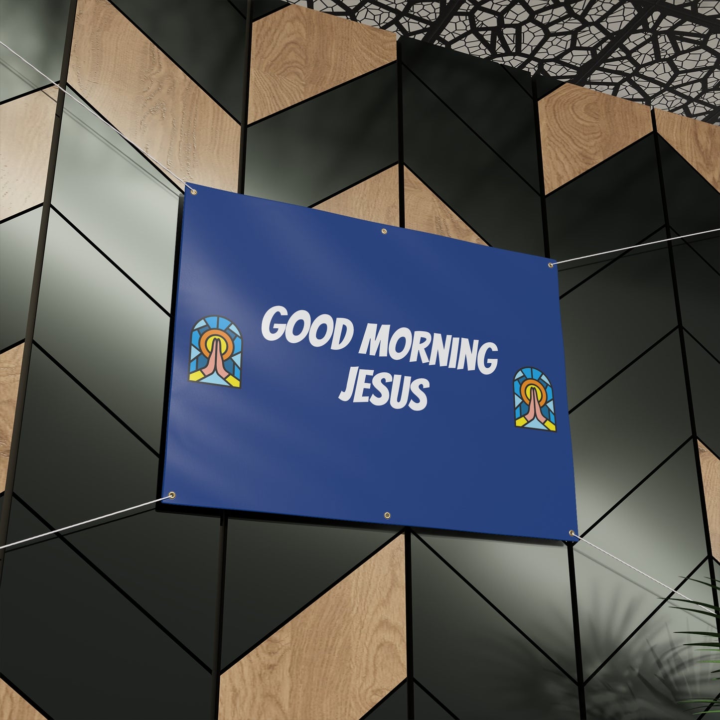 Matte Banner - DARK BLUE