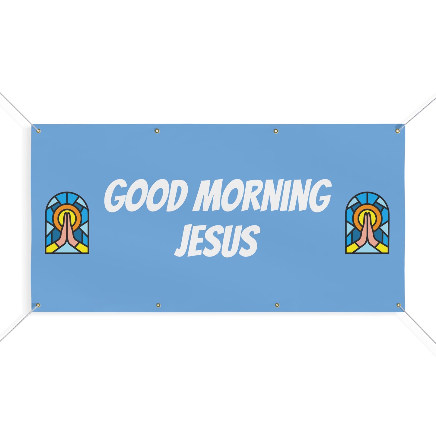 Matte Banner - BABY BLUE