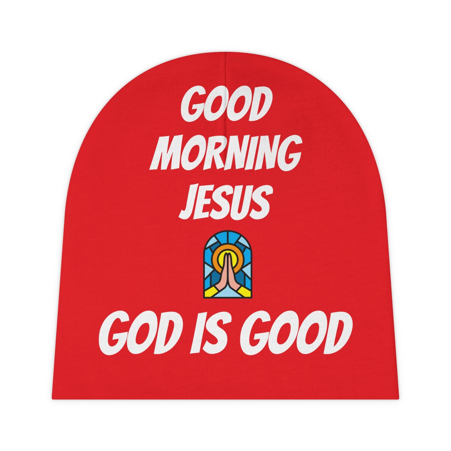 Baby Beanie (AOP) - RED