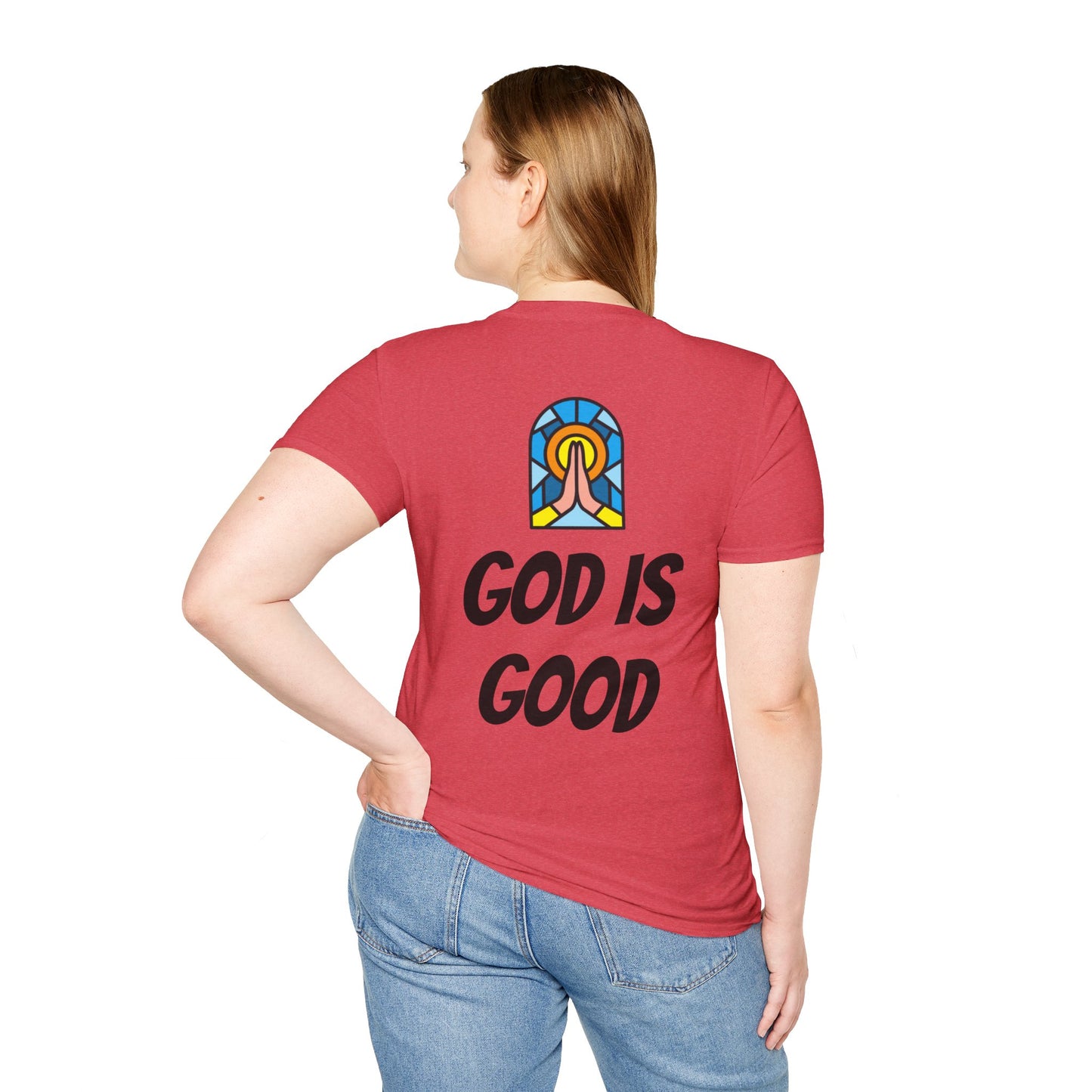 Unisex Softstyle T-Shirt - Black Writing - GOOD MORNING JESUS