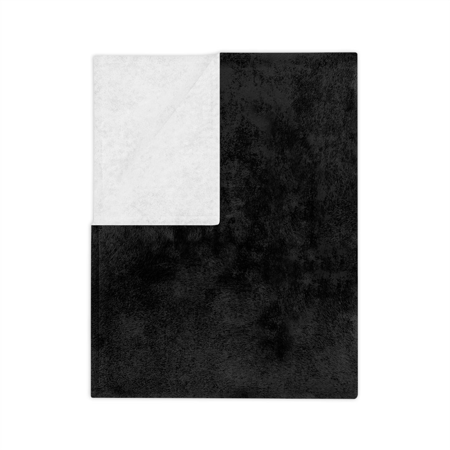 Velveteen Microfiber Blanket - BLACK