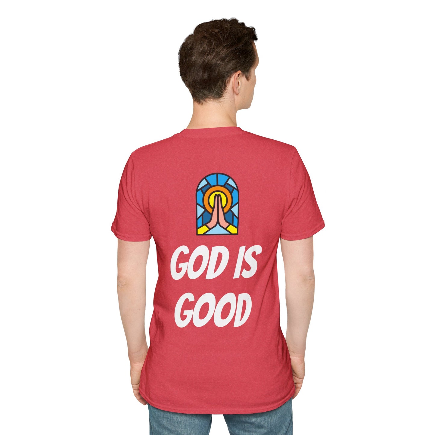 Unisex Softstyle T-Shirt - Black Writing - GOOD MORNING JESUS
