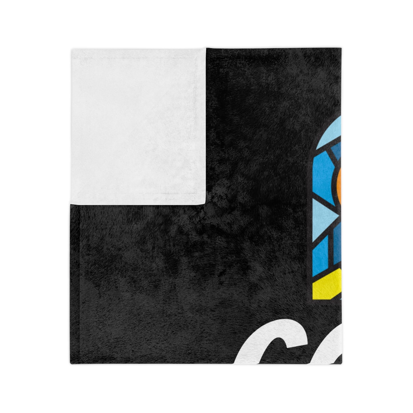 Velveteen Microfiber Blanket - BLACK