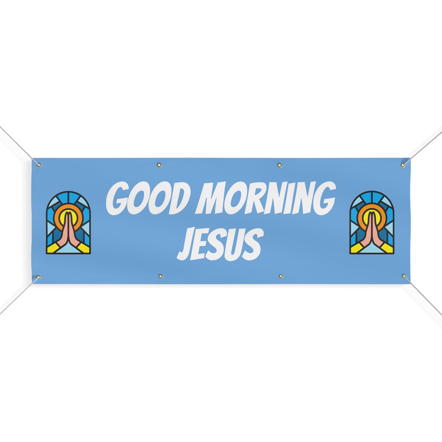 Matte Banner - BABY BLUE