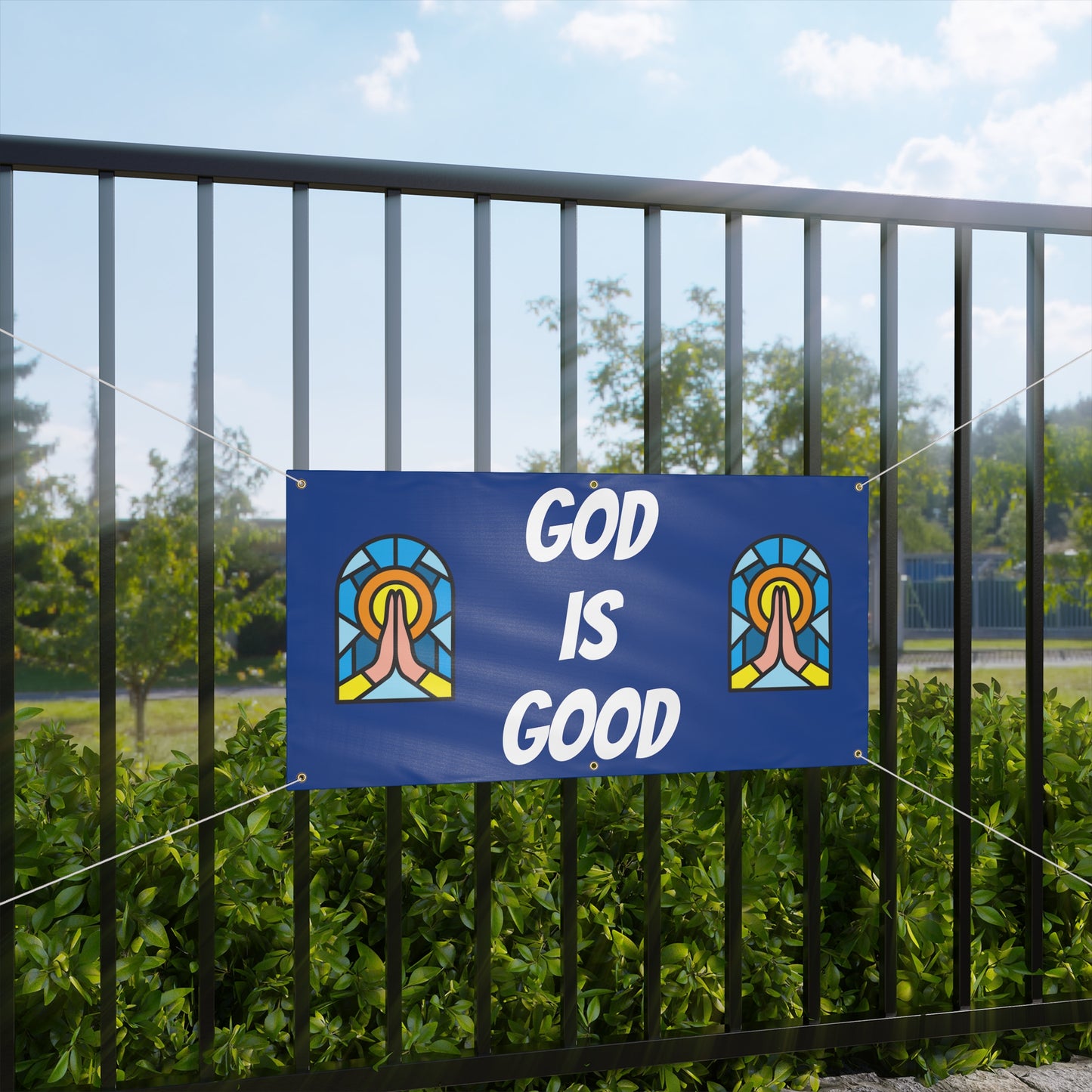 Matte Banner - DARK BLUE