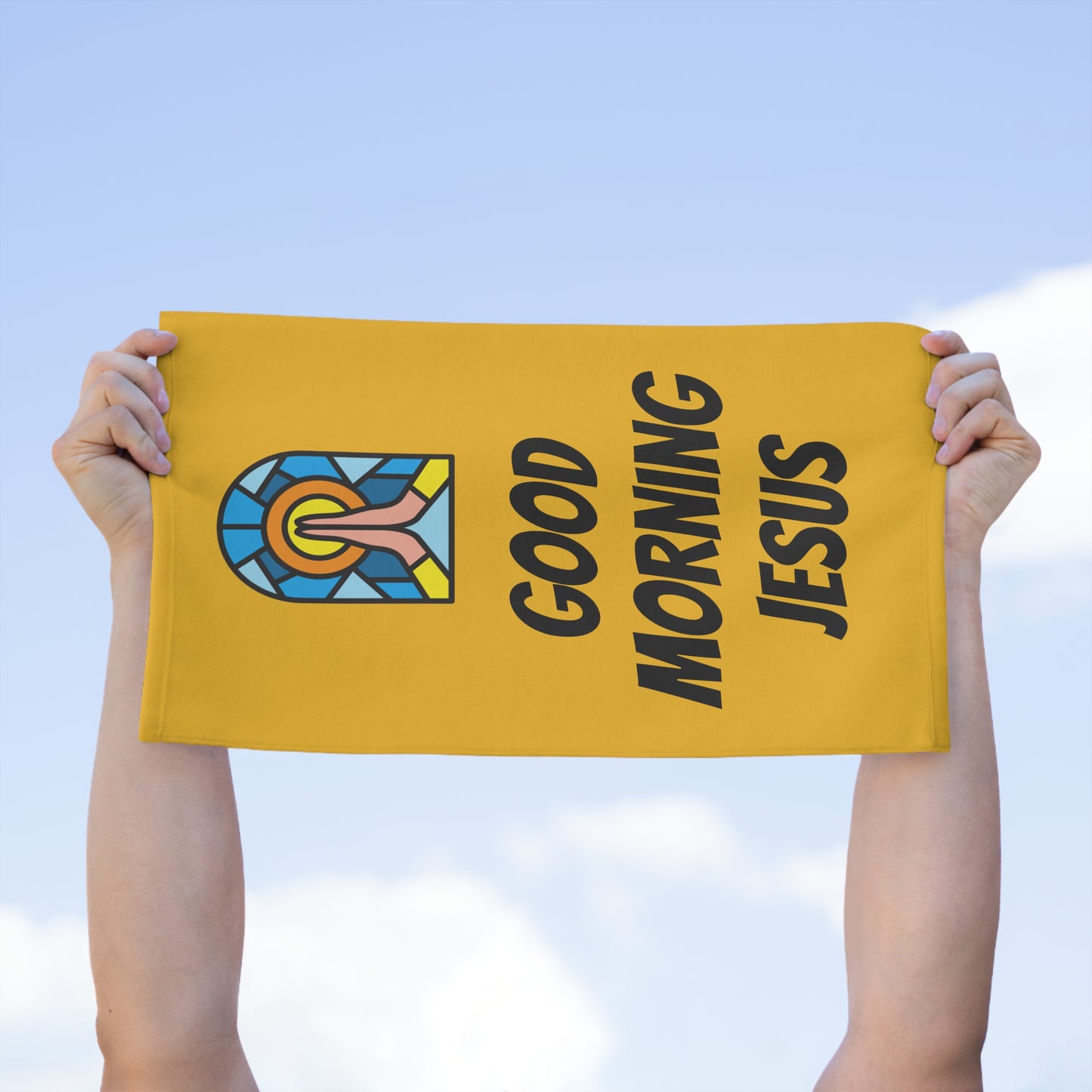 Rally Towel, 11x18 - YELLOW