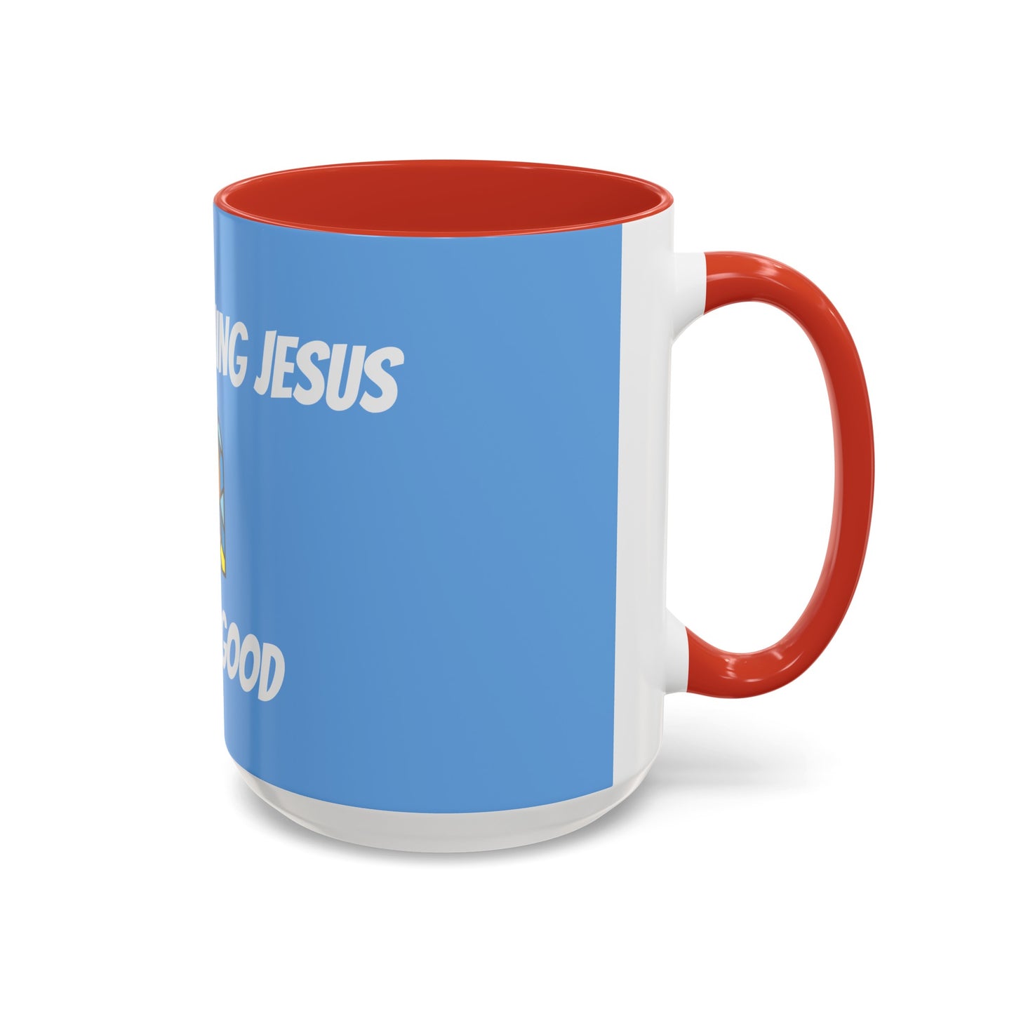 Accent Coffee Mug (11, 15oz) - BABY BLUE