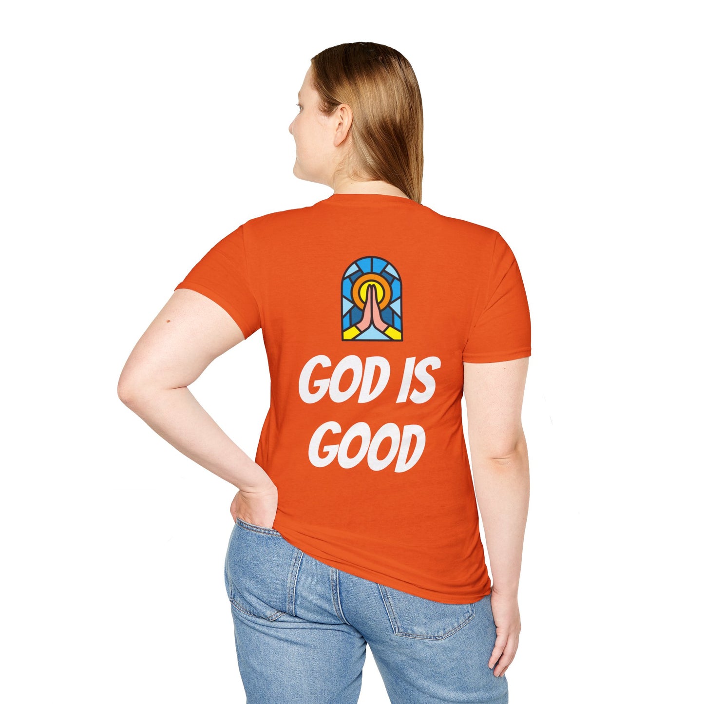 Unisex Softstyle T-Shirt - Black Writing - GOOD MORNING JESUS