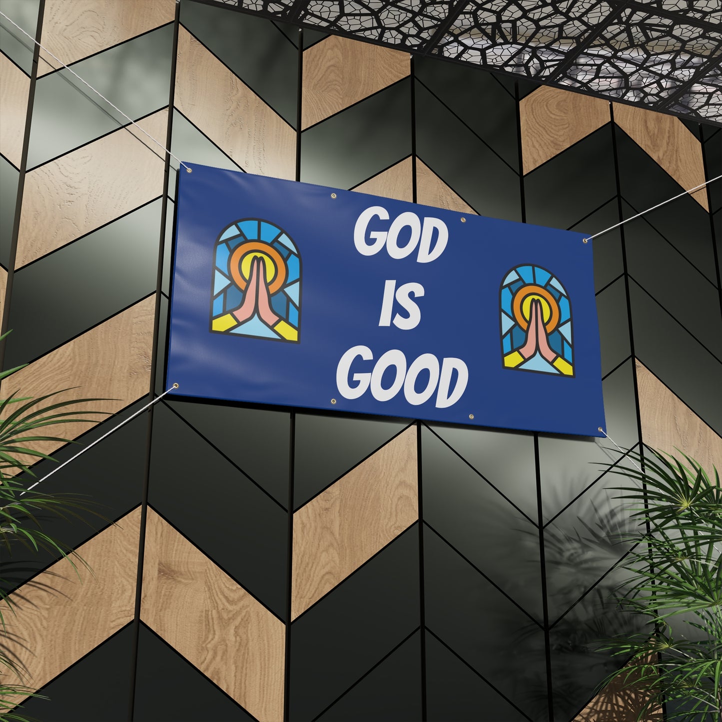 Matte Banner - DARK BLUE