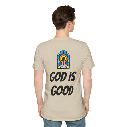 Unisex Softstyle T-Shirt - Black Writing - GOOD MORNING JESUS